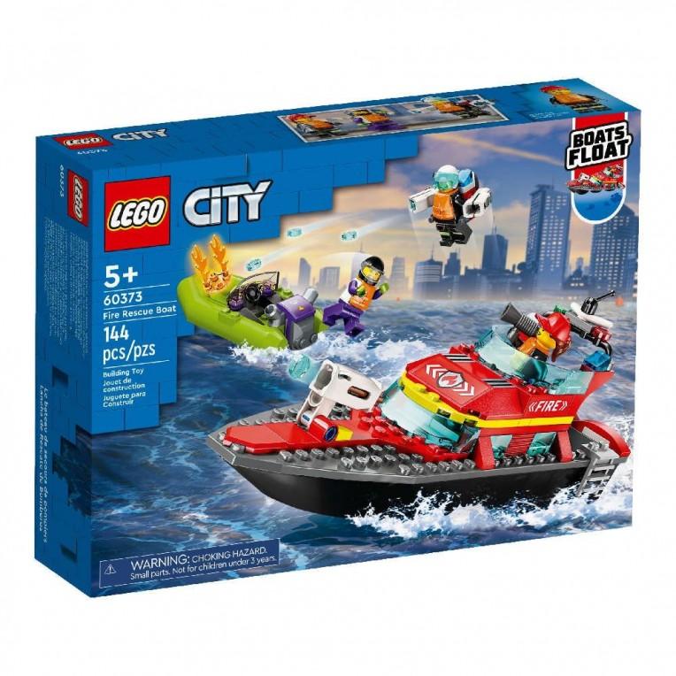 lego city fire rescue boat 60373