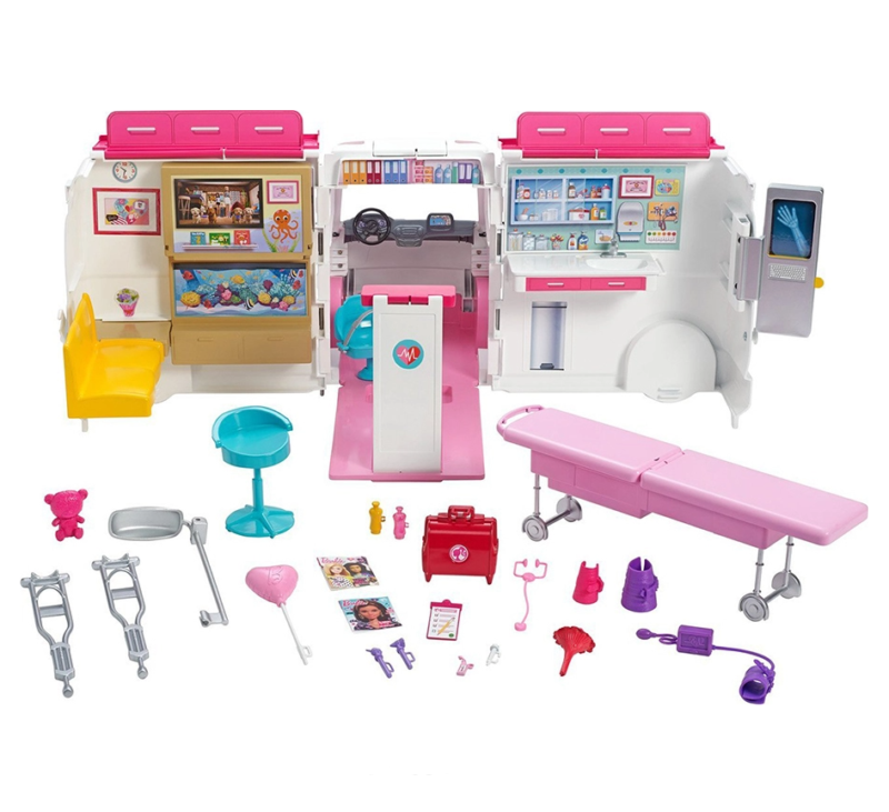 Mattel Barbie Large Ambulance Hospital FRM19 img4